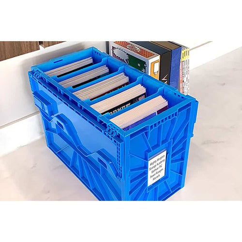 Comics And Art - Bcw Supplies: Short Comic Bin: Blue Plastic (1-Cbb-Short-Blu)