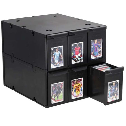 Bcw Supplies: Graded Card Catalog: Six Drawers Black (1-Ccat-G-Blk) Pre-Order