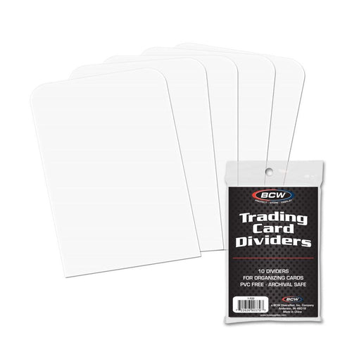 Bcw Supplies: Card Divider - Trading Card Size 10Ct (1-Tcd)