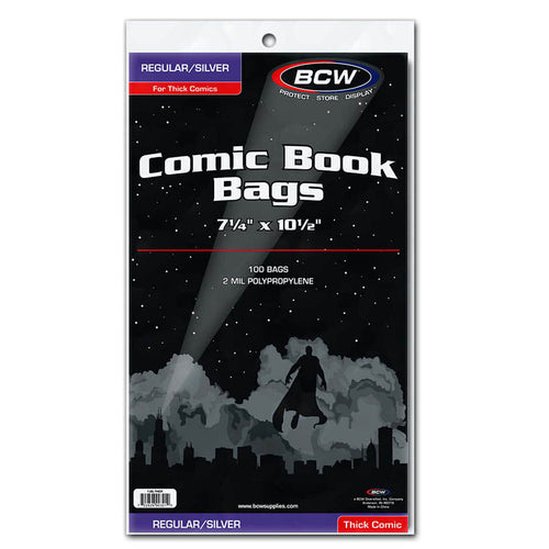 Bcw Supplies -  Comics And Art - Bcw Silver Bag Thick7 1/4X10.5 (1-Sil-Thick)