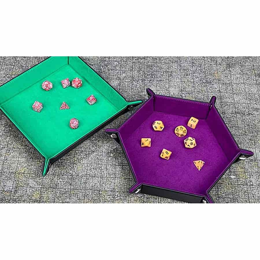 Bcw Supplies -  Dice Tray Lx - Bcw Gaming: Dice Trays Lx: Hexagon: Grass Green (1-Dt-Hex-Grass)