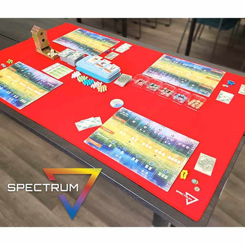 Bcw Spectrum - Bcw Supplies: Spectrum: Xl Playmat Red (1-Playmat-Xl-Red)