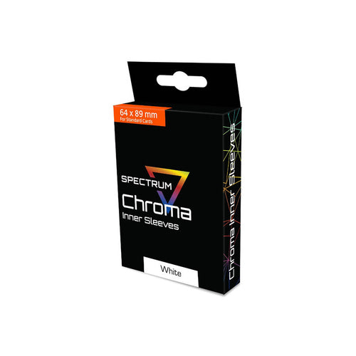 Bcw Spectrum - Bcw Supplies: Spectrum: Chroma Inner Sleeves: White 100Ct (1-Sslv-I-Whi)