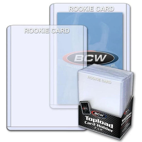 Bcw Supplies: Topload Holder 3 X 4 Rookie Imprinted White (1-Tlch-Rw) (25Ct)