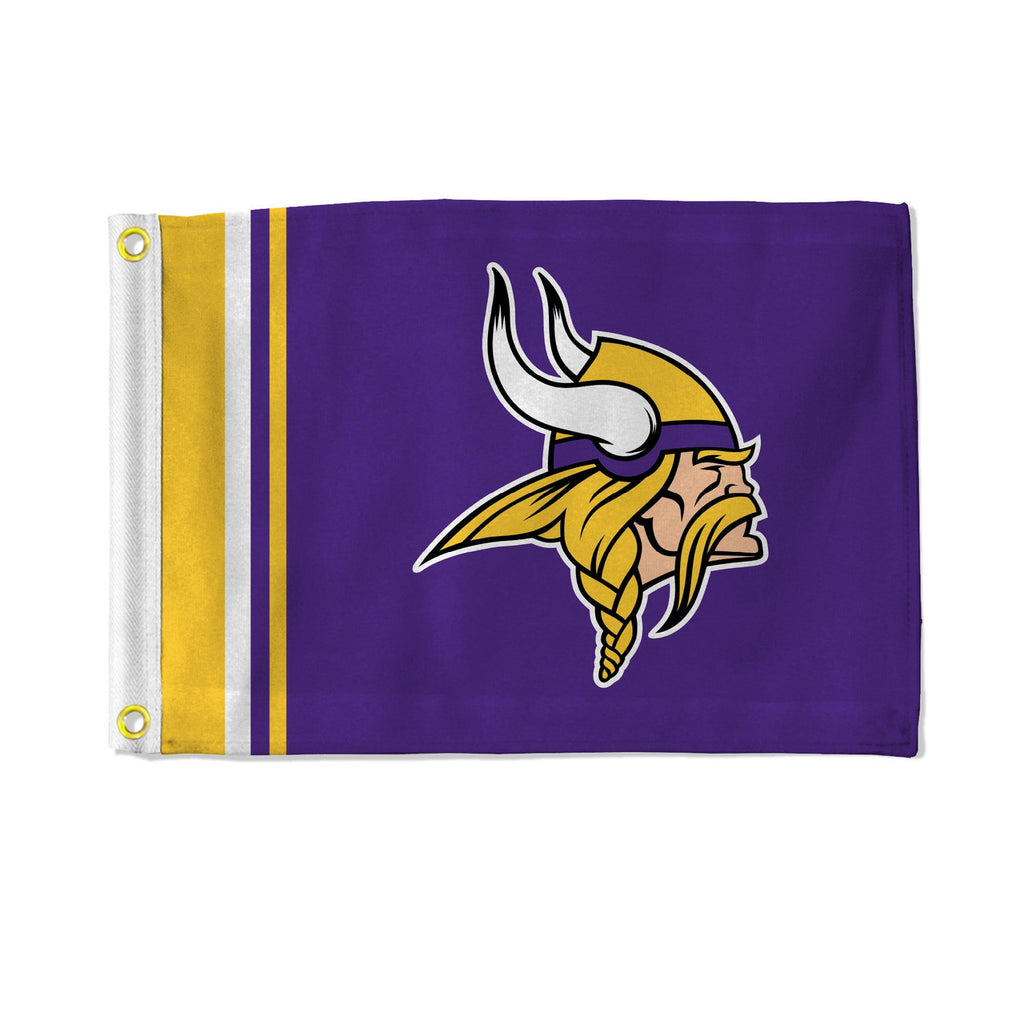 Minnesota Vikings Flag 12x17 Striped Utility - Rico Industries