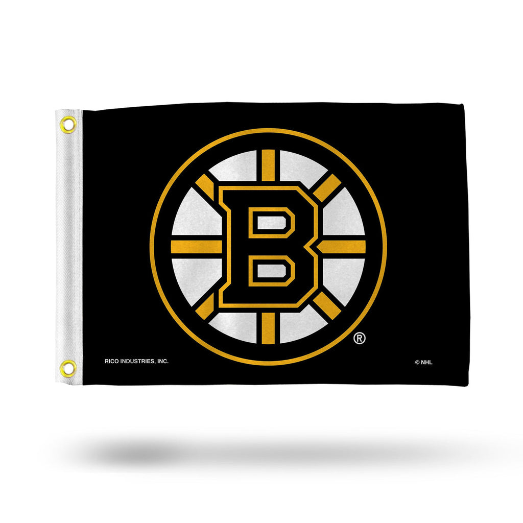 Boston Bruins Flag 12x17 Striped Utility - Rico Industries