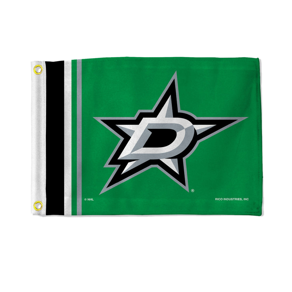 Dallas Stars Flag 12x17 Striped Utility - Rico Industries