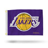 Los Angeles Lakers Flag 12x17 Striped Utility - Rico Industries