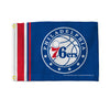 Philadelphia 76ers Flag 12x17 Striped Utility - Rico Industries