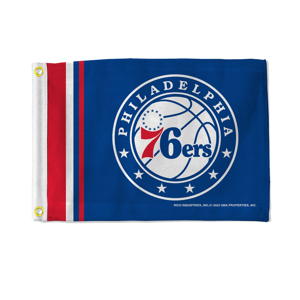Philadelphia 76ers Flag 12x17 Striped Utility - Rico Industries