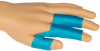 Unglove BGFW Finger Wraps - Turquoise Billiard Gloves