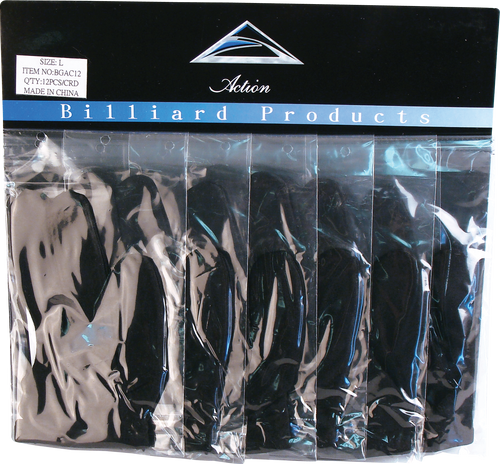 Action BGLAC12 Billiard Glove  - Black Billiard Gloves