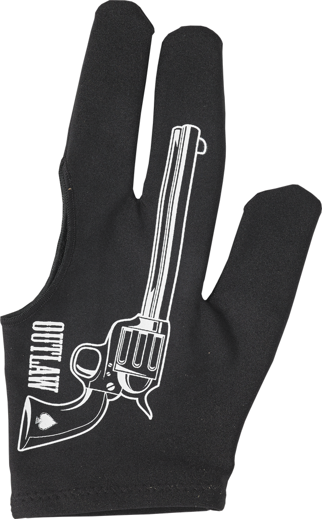 Outlaw BGLOL01 Billiard Glove  - Gun Billiard Gloves