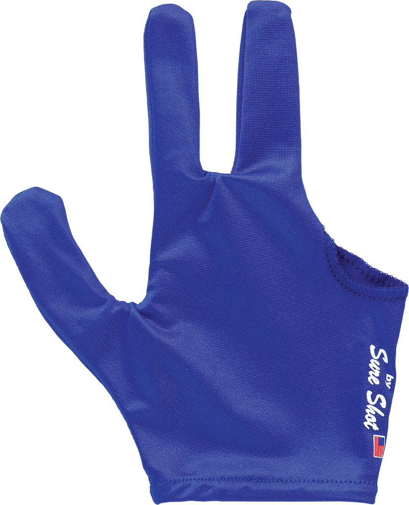 Sure Shot BGLSSL Billiard Glove - Blue Billiard Gloves