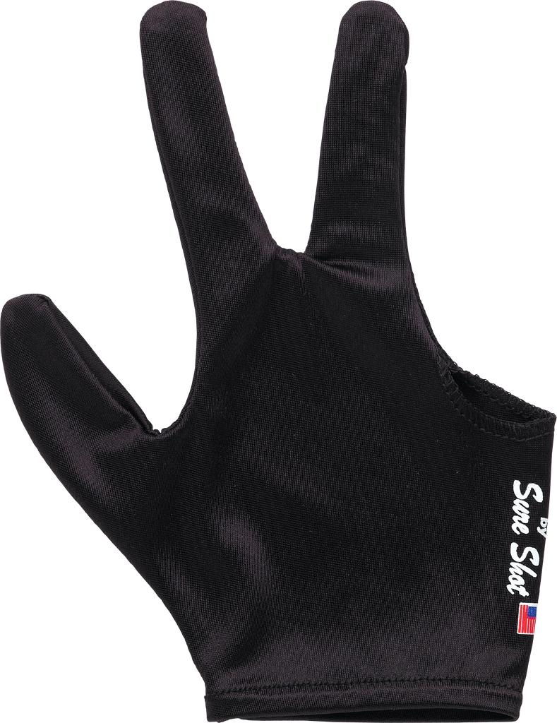Sure Shot BGLSSS Billiard Glove - Black Billiard Gloves