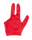 Sure Shot BGLSSS Billiard Glove - Red Billiard Gloves