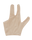 Sure Shot BGLSSS Billiard Glove - Tan Billiard Gloves