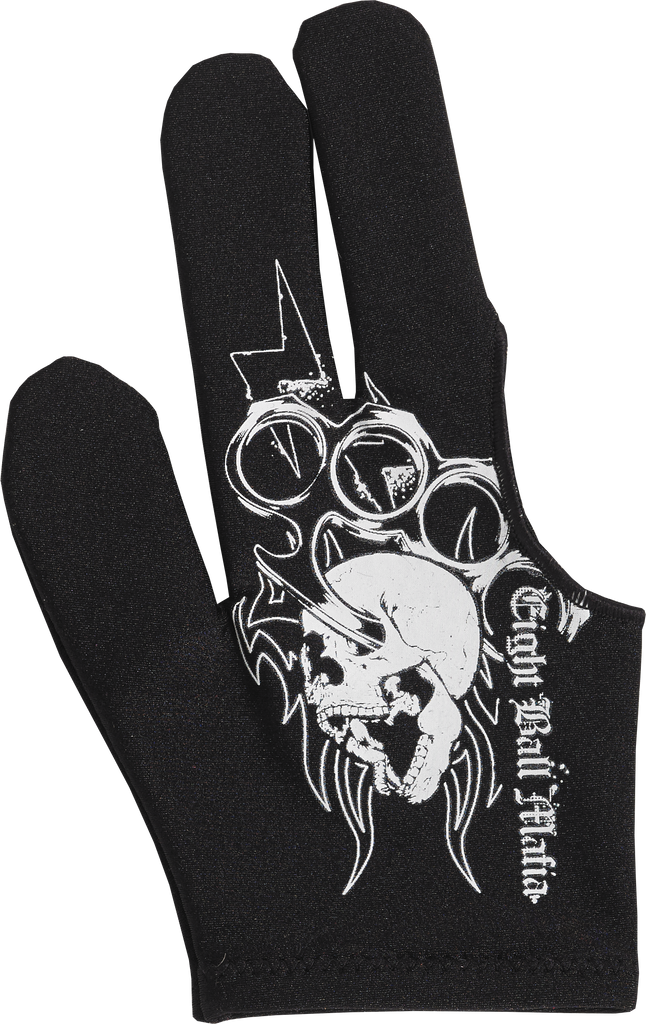 Eight Ball Mafia BGREBM01 Billiard Glove - Black Billiard Gloves