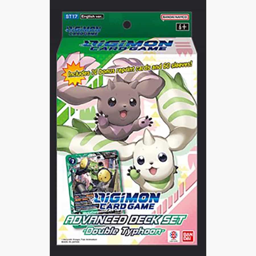 Bandai Japan -  Digimon Card Game: Advanced Deck: Double Typhoon (St-17) (8Ct)