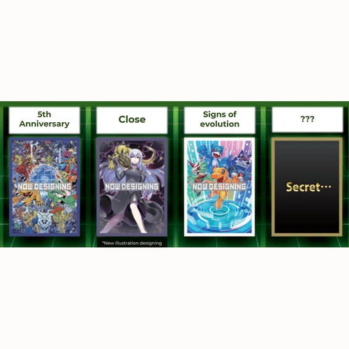 Bandai Japan -  Digimon Card Game: Official Sleeve Assortment 01 (12Ct)