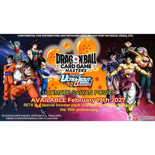 Bandai Japan -  Dragon Ball Super Tcg: Masters: Ultra Bout Set 6 Booster (B33) (20Ct) Pre-Order