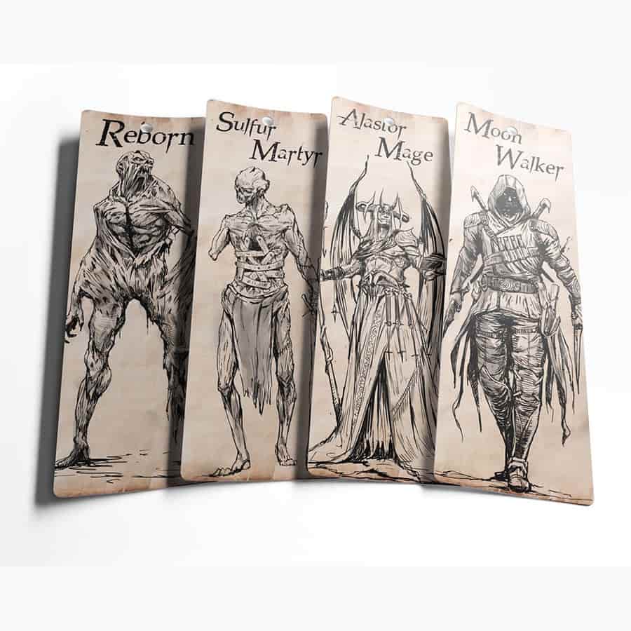 Black Lantern Studio -  Soulmist Rpg: Darklands Bookmarks