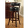 Shirley Contemporary 29 in. Barstool With pu Cushion Black Finish Set of 2 BM131358 - Benzara
