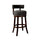Lynsey Contemporary 29 in.Barstool With linen Cushion Gray Finish Set of 2 BM131363 - Benzara