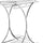 Captivating Serving Cart With 2 Frosted Glass Shelves Silver BM160282 - Benzara