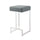 Metal Counter Height Stool Grey BM163691 - Benzara