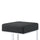 Metal Counter Height Stool Black BM163692 - Benzara