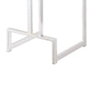 Metal Counter Height Stool Black BM163692 - Benzara