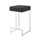 Metal Counter Height Stool Black BM163692 - Benzara