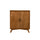 Wooden Small Bar Cabinet with Two Doors and Splayed Legs Brown BM186137 - Benzara