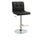 Sophisticated Armless Adjustable Bar Stool Black Set of 2 BM69046 - Benzara