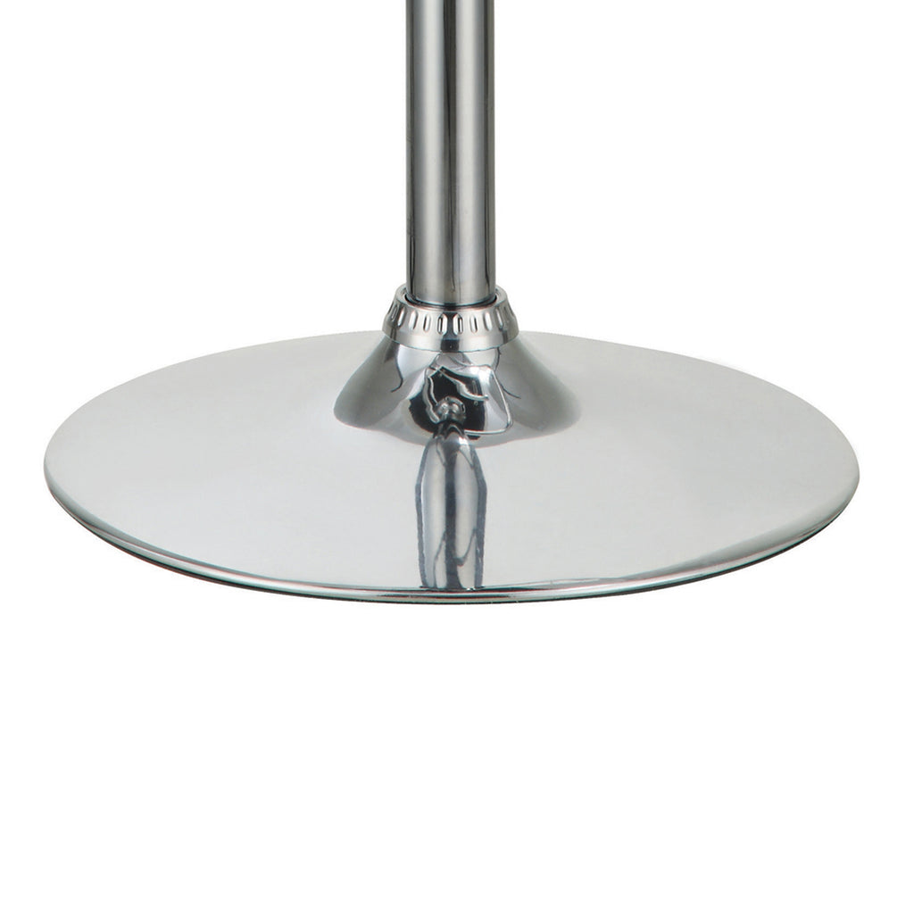 Grid Adjustable Swiveling Bar Stool Black BM69390 - Benzara