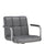 Grid Adjustable Swiveling Bar Stool Grey BM69391 - Benzara