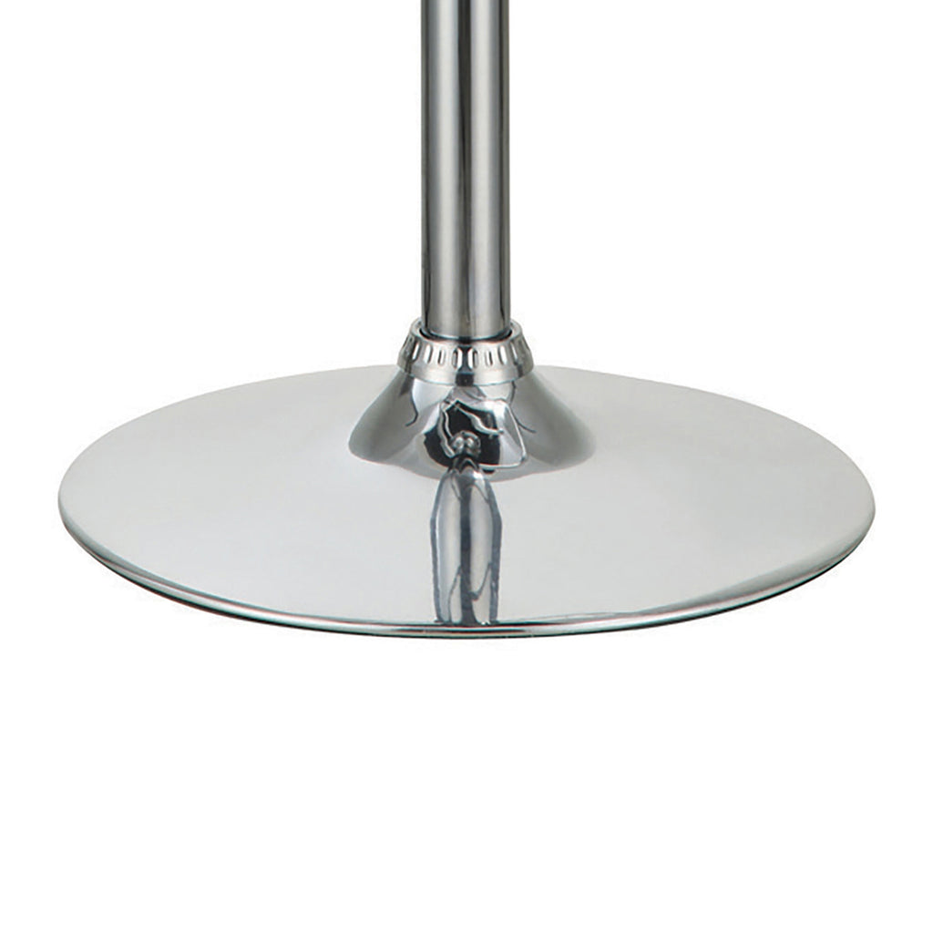 Grid Adjustable Swiveling Bar Stool Grey BM69391 - Benzara