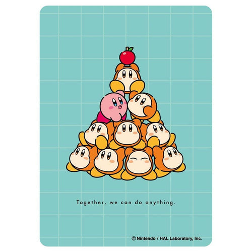 Ensky Card Sleeves: Kirby Play With Waddle Dee: Combine Our Strength (En-1498) (65Ct) Pre-Order
