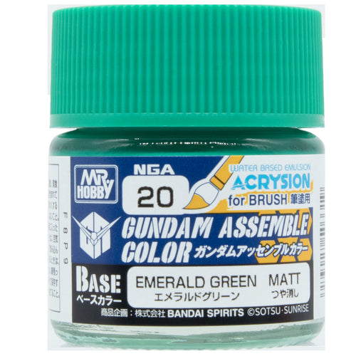 Bandai Namco -  Gundam Assemble: Color Paint: Emerald Green (6Ct) Pre-Order