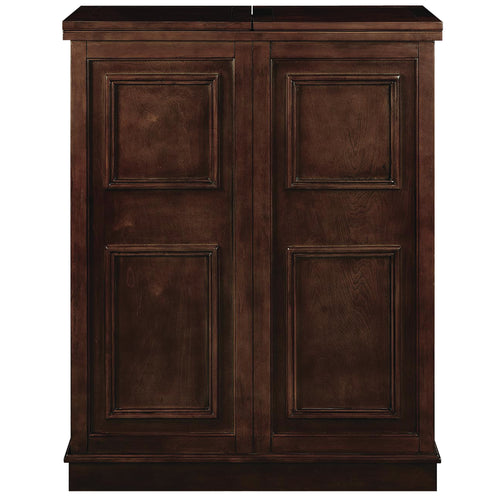 PORTABLE FOLDING BAR CABINET-CAPPUCCINO