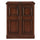 PORTABLE FOLDING BAR CABINET-CHESTNUT