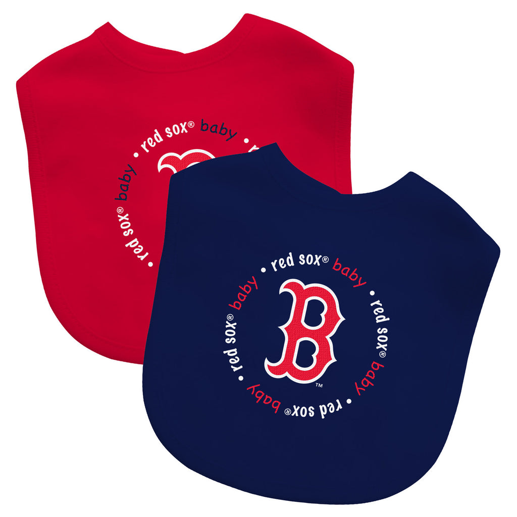 Boston Red Sox Baby Bib 2 Pack - Masterpieces Puzzle Company