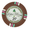 Brybelly Holdings CPBL-25c-25 13.5 g 25 Cent Chips Bluff Canyon, Roll of 25