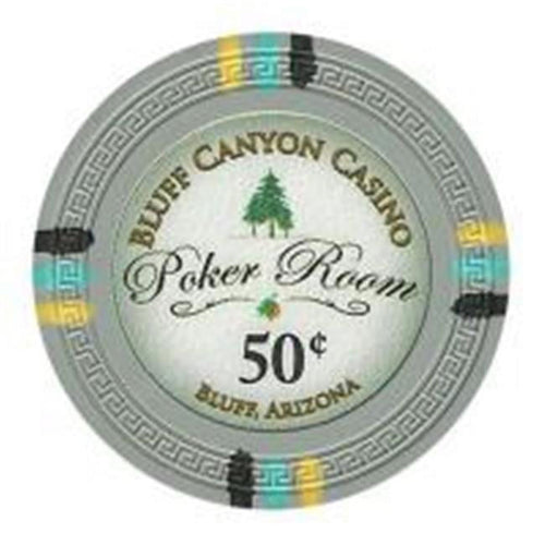 Brybelly Holdings CPBL-50c-25 13.5 g 50 Cent Chips Bluff Canyon  Roll of 25