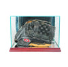 Rectangle Baseball Glove Display Case with Cherry Moulding