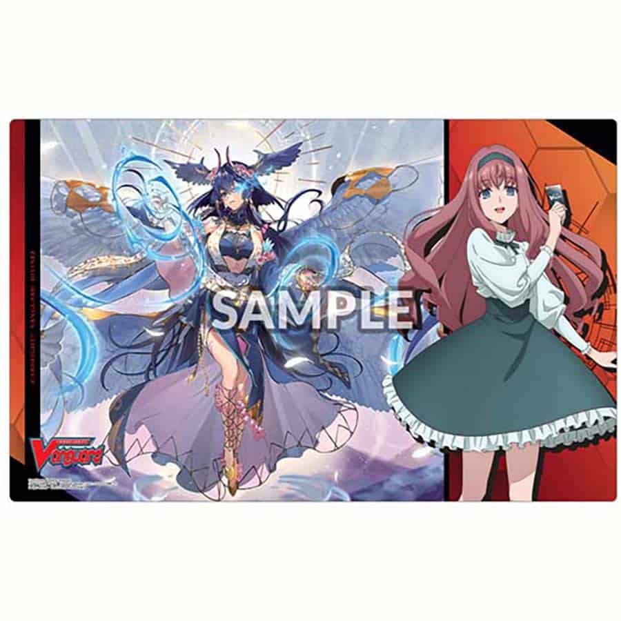 Bushiroad Se-Asia Pte Ltd -  Bushi Supplies: Rubber Playmat Volume 11: Cardfight!! Vanguard Divinez Deluxe Arc: Design B: Mirei And Bavsargra Aksayya Pre-Order