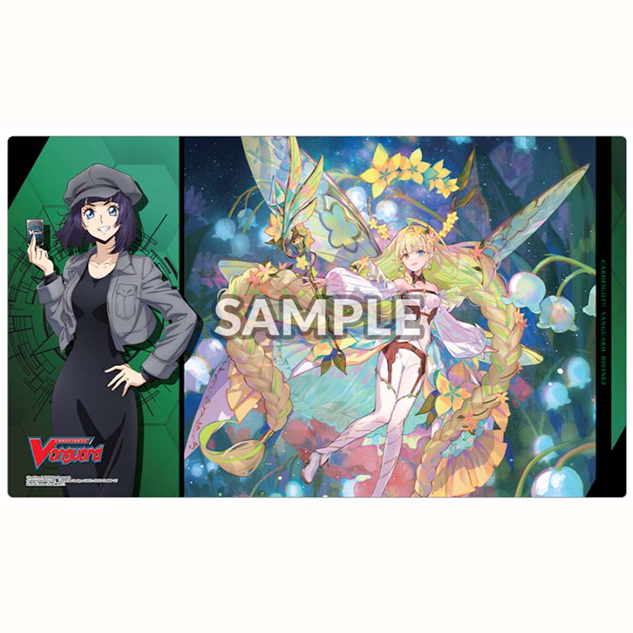 Bushiroad Se-Asia Pte Ltd -  Bushi Supplies: Rubber Playmat Volume 12: Cardfight!! Vanguard Divinez Deluxe Finals: Design A: Ruka And Nannaclir Pre-Order