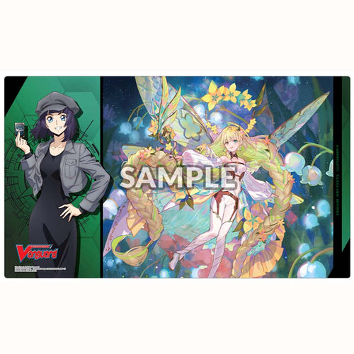 Bushiroad Se-Asia Pte Ltd -  Bushi Supplies: Rubber Playmat Volume 12: Cardfight!! Vanguard Divinez Deluxe Finals: Design A: Ruka And Nannaclir