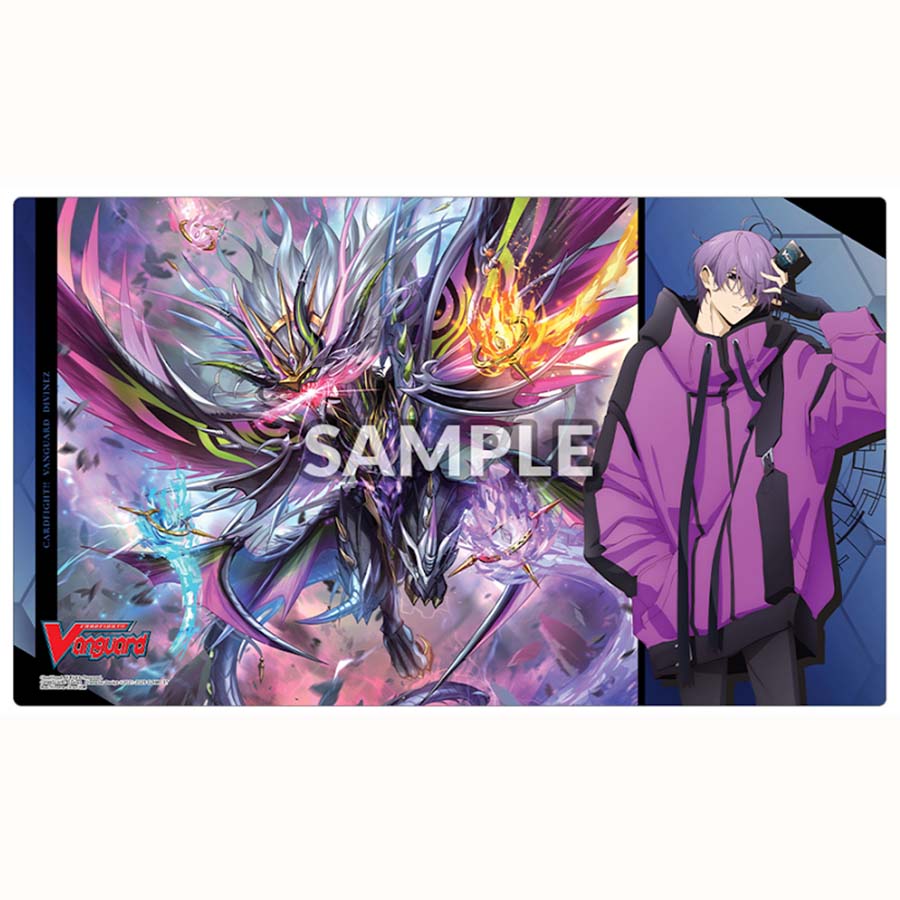Bushiroad Se-Asia Pte Ltd -  Bushi Supplies: Rubber Playmat Volume 12: Cardfight!! Vanguard Divinez Deluxe Finals: Design B: Michiru And Drajeweled Magus Pre-Order